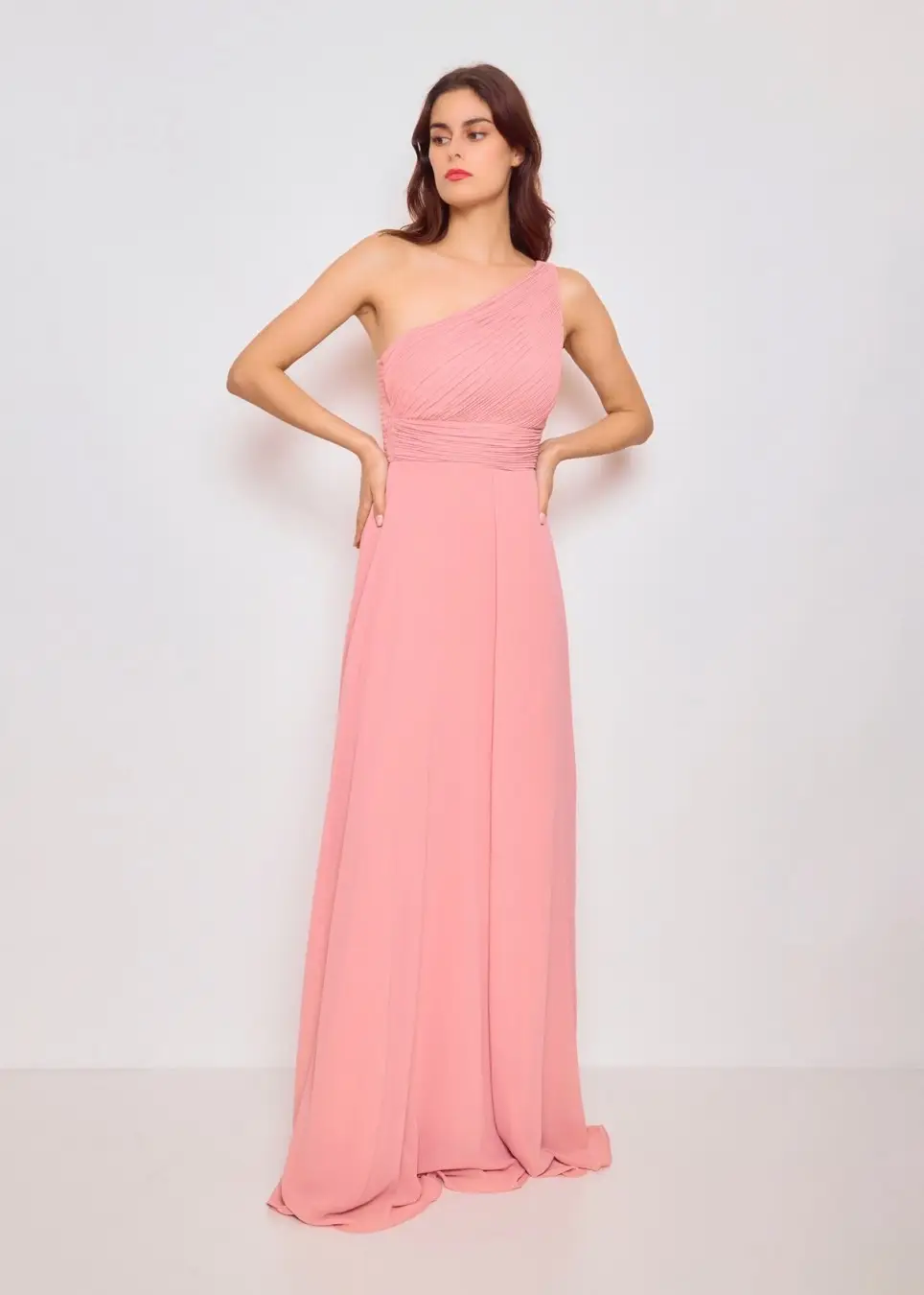 Eva & Lola - Epsilonn - Wholesale Gown - Women's - Long dress with slit at the thighs - R138614