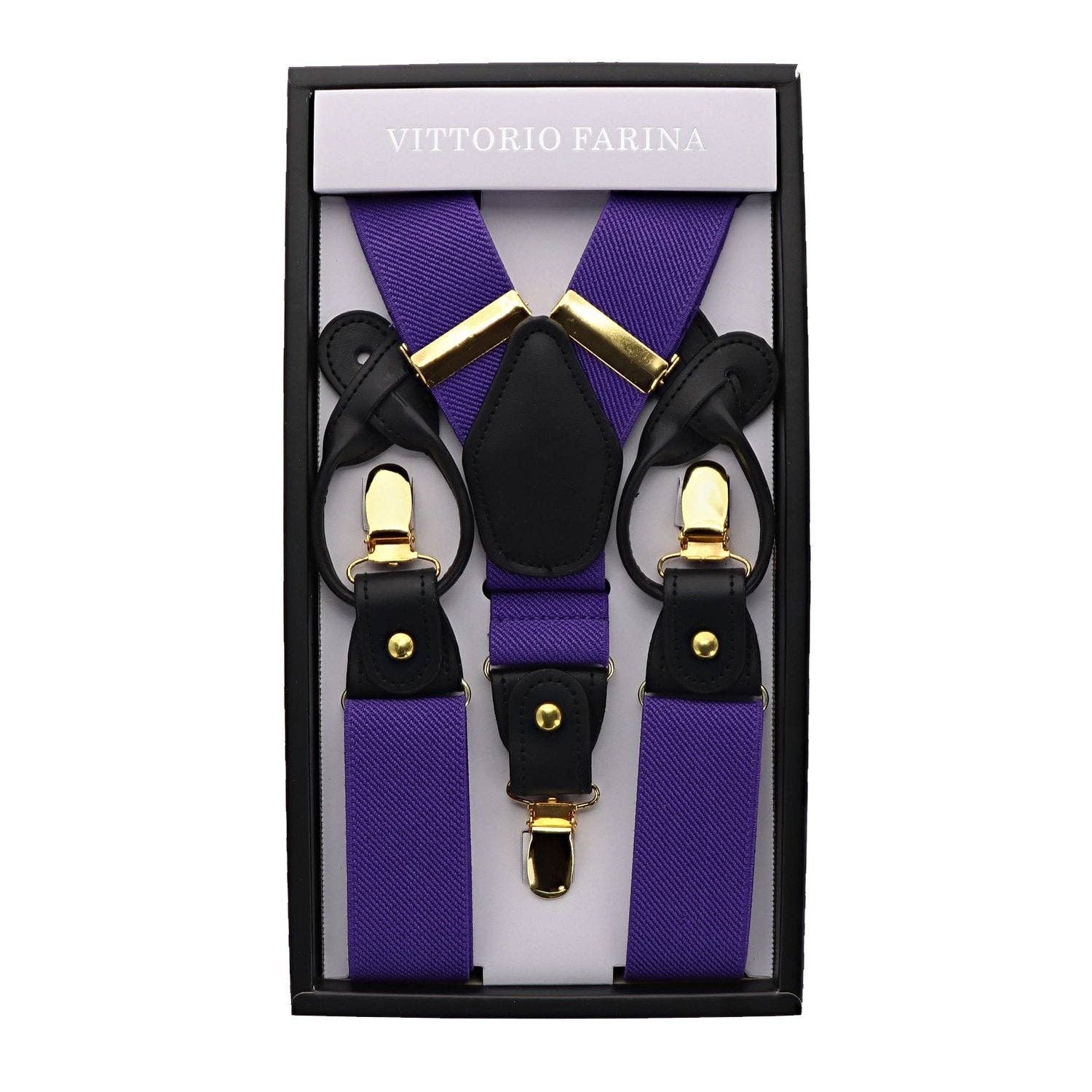 Dubal Brothers - Wholesale Suspenders - Men's - Vittorio Farina Men's Vibrant Colorful Convertible Suspender by Classy Cufflinks30