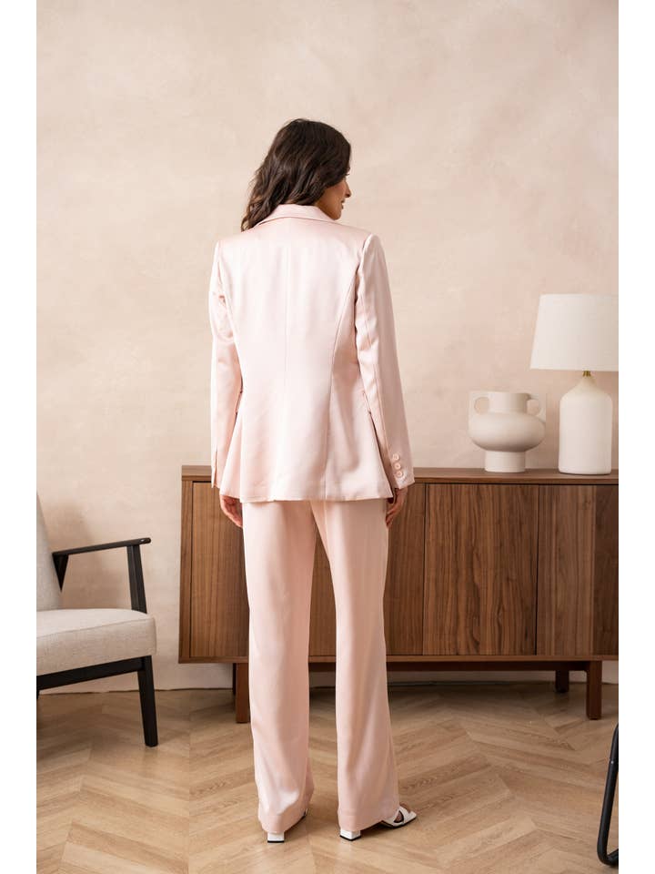 Attentif Paris - Vente Veste de tailleur – femme - Veste cintrée unie en satin50