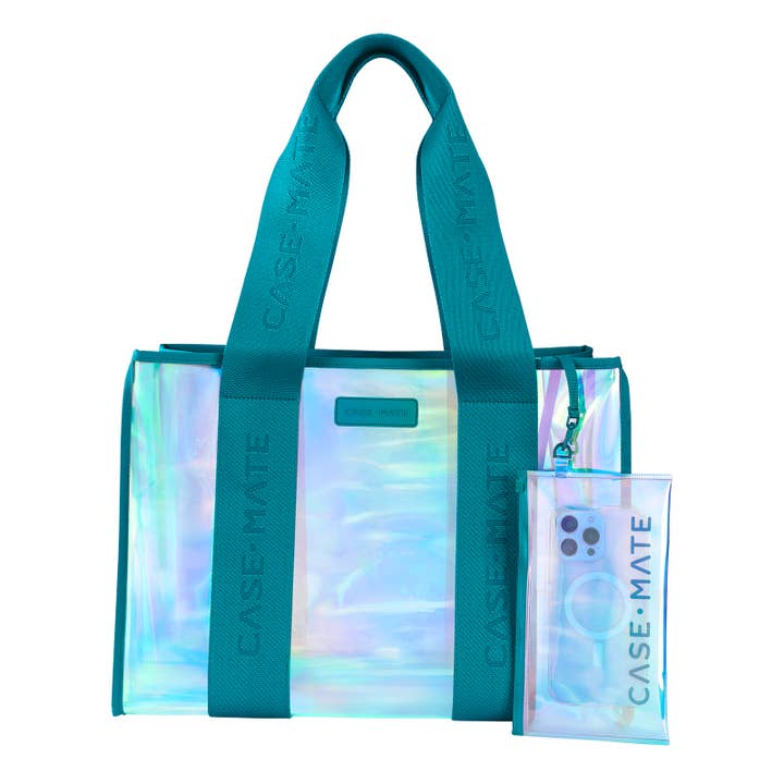 Case-Mate - Wholesale Tote Bag - Women's - Case-Mate Soap Bubble Beach Tote Shoulder Bag - Emerald Blue