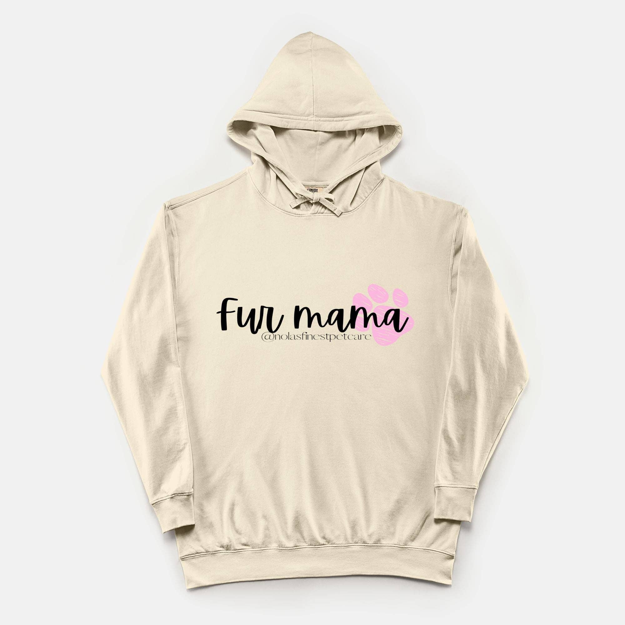NOLAs Finest Pet Care llc - Wholesale Hoodie - Women's - Fur Mama Lightweight Hooded Sweatshirt2