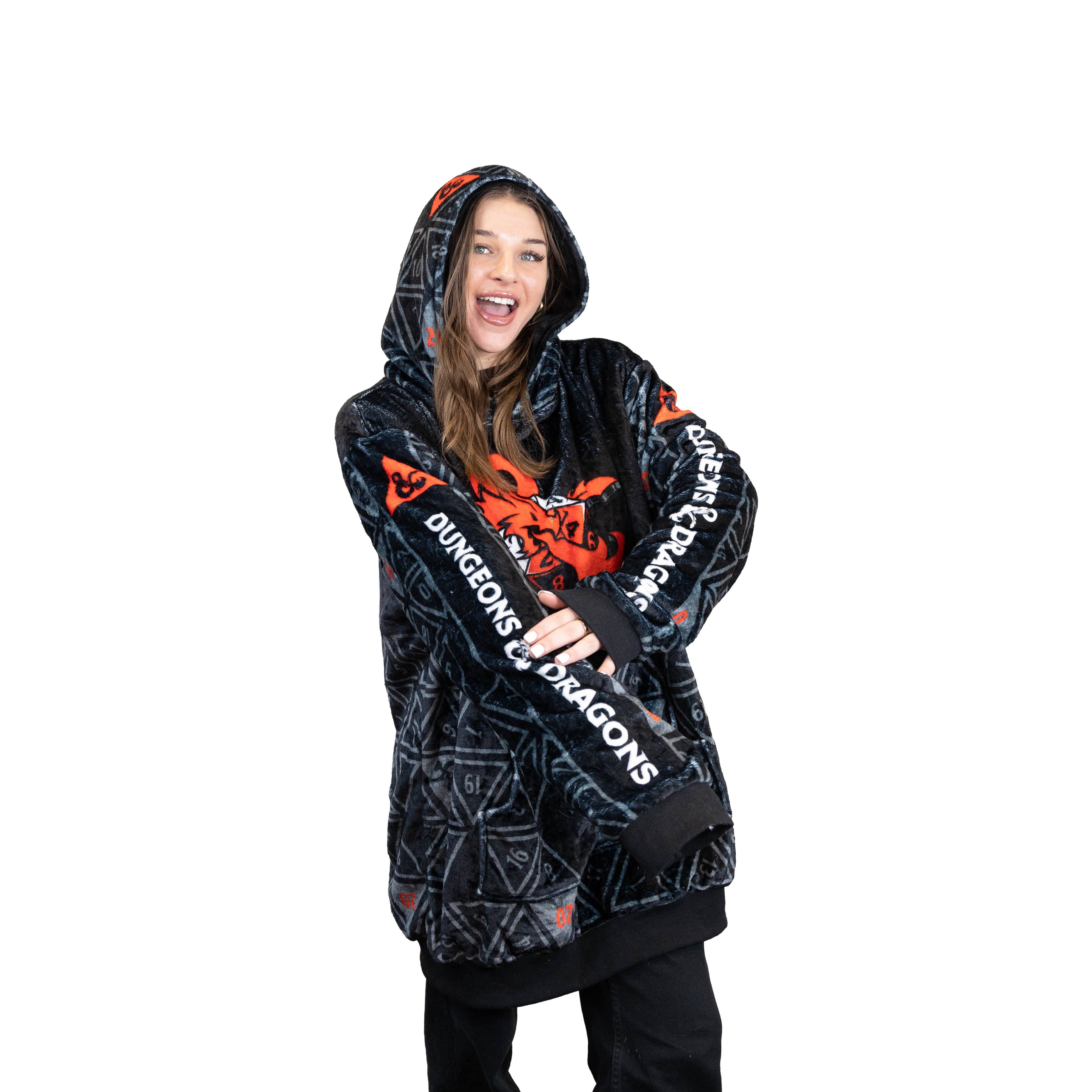OrangeOnions - Wholesale Hoodie - Unisex - HASBRO Dungeons and Dragons Easter Blanket Hoodie & Pillow 2