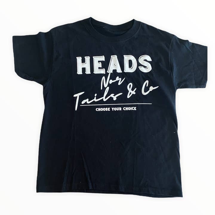 Youth Classic Tee Black for wholesale by Heads Nor Tails