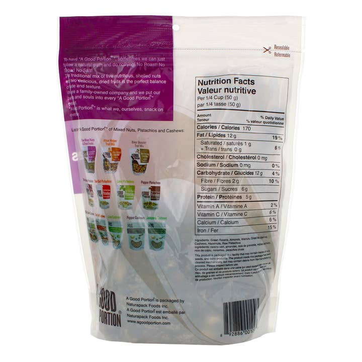Naturapack Foods - Wholesale Trail Mix - Mixed Nuts & Dried Fruits