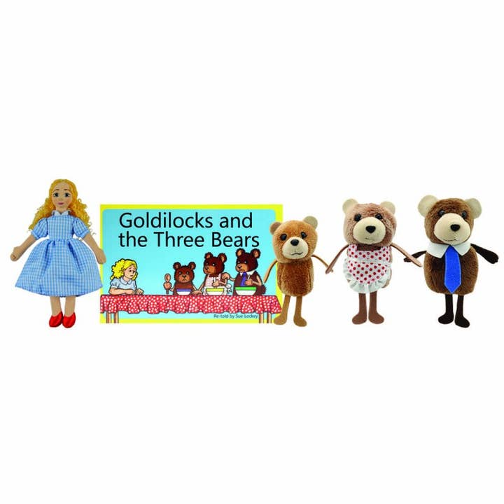 The Puppet Company (US) - Wholesale Puppet - Kids & Baby - Traditional Story Sets: Goldilocks & The Three Bears1