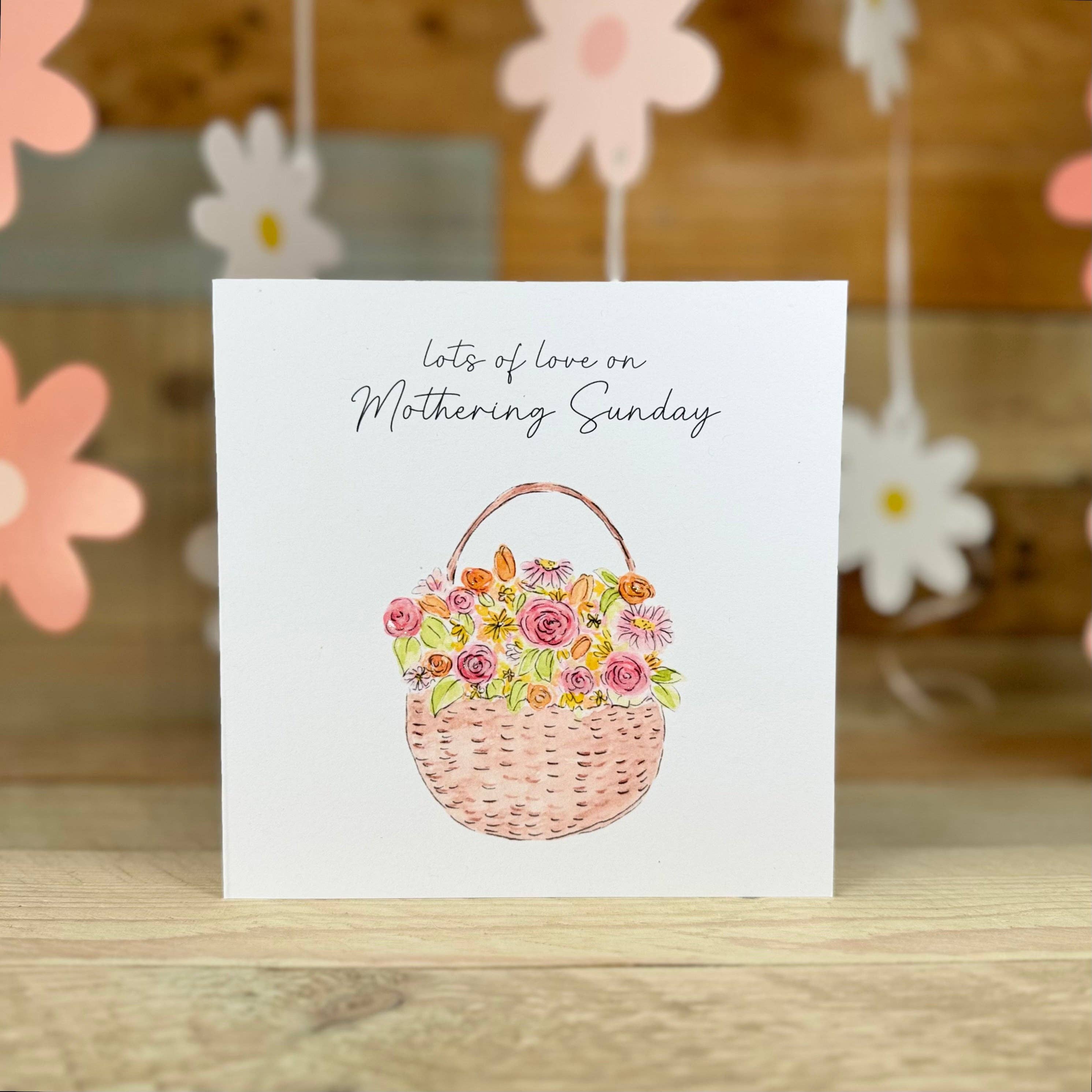 Arty Bee Designs - Wholesale Mother’s Day card - Posey of Flowers Mothering Sunday Card