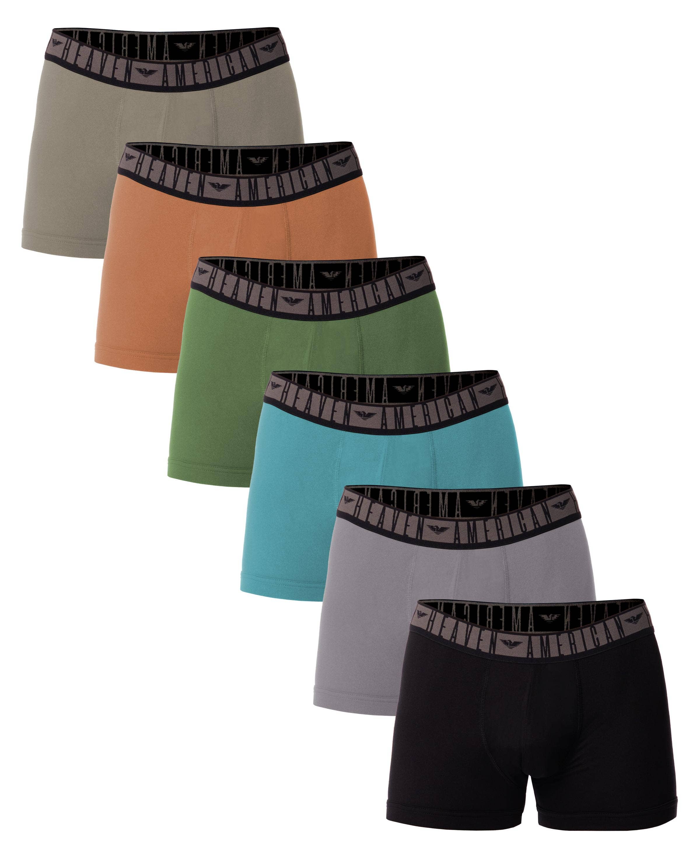 I-Wear Brands – Roupa interior - Homem por atacado – Pacote com 6 calções masculinos de micro fibra flexível4