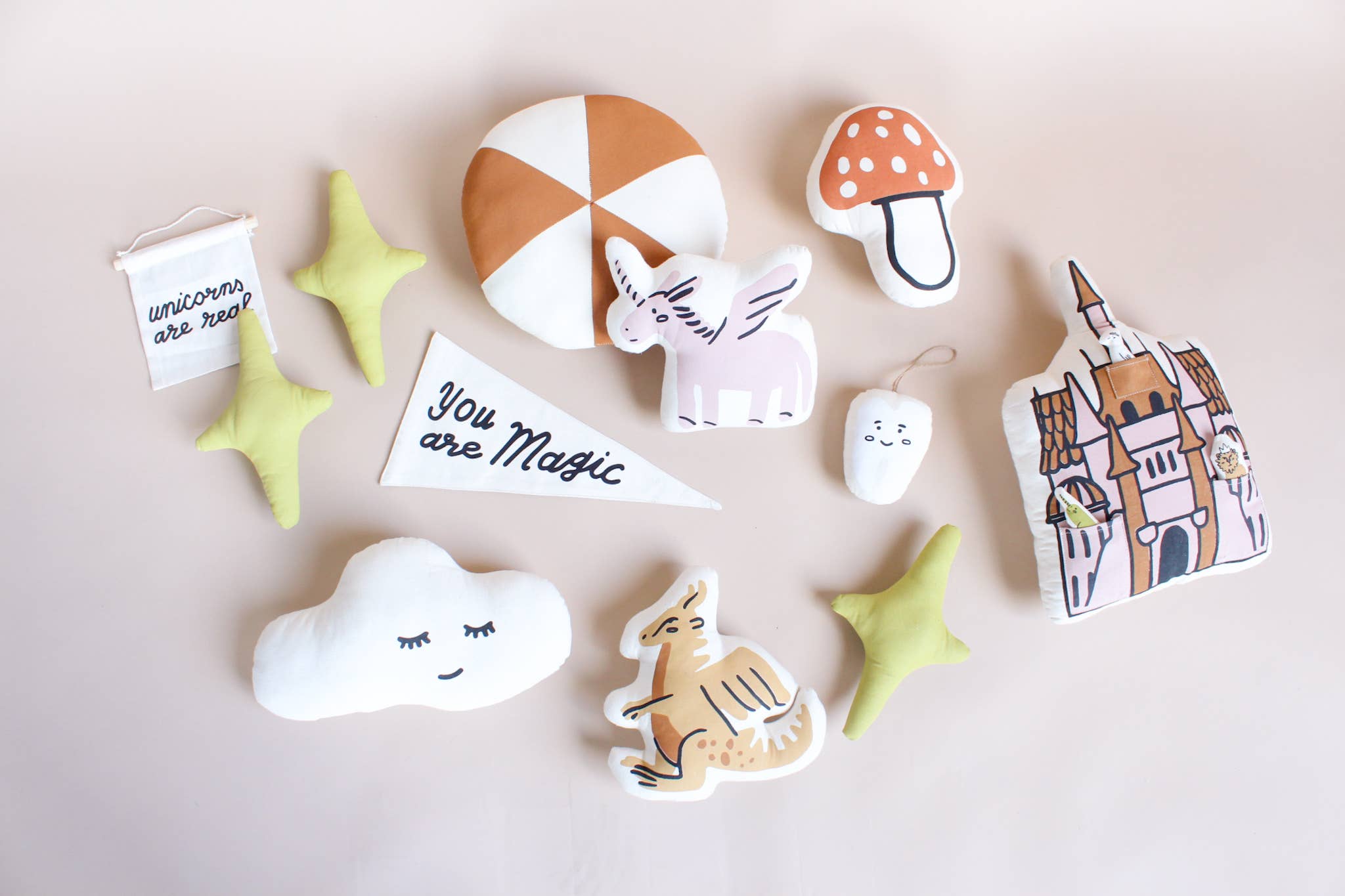 Imani + Kids by Imani Collective – wholesale Banderoll - Barn och baby – Du är Magic Canvas Pennant2