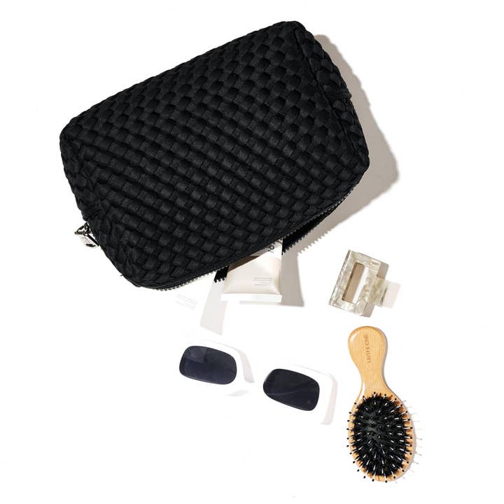Altitude - Woven Neoprene Cosmetic Pouch for wholesale by Sol and Selene Bags