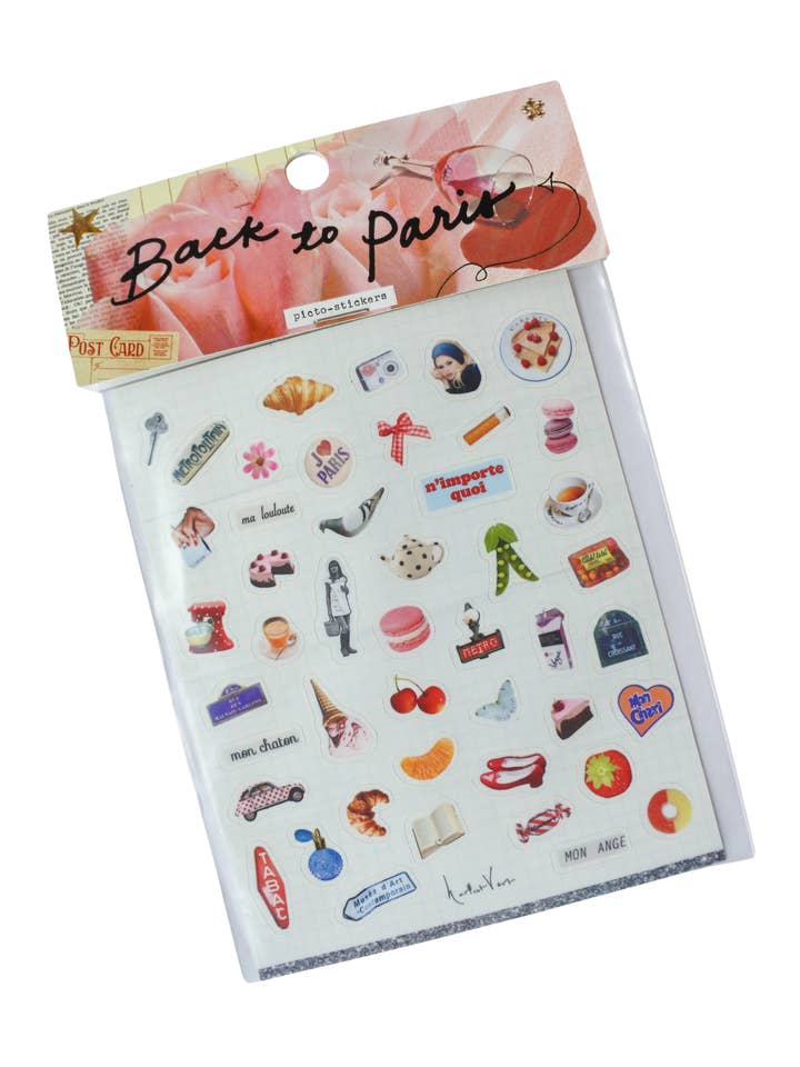 ritorno a Parigi picto-adesivi per la vendita all'ingrosso da parte di Haricot Vert