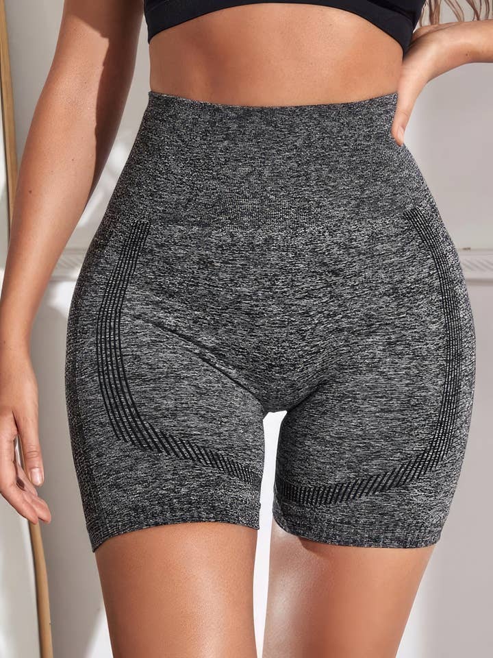 Seamless Scrunch Yoga Shorts for wholesale by Fashion Quality Boutik