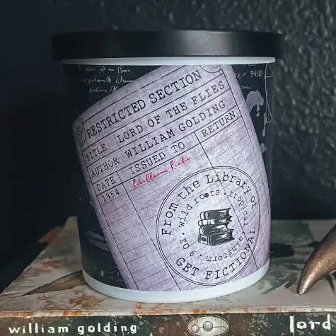 Lord of the Flies Soy Candle | Bookish Soy Candles for wholesale by Get Fictional