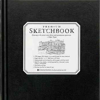 Sketchbook (Basic Small Spiral Fliptop Landscape Black) (Union Square & Co.  Sketchbooks)