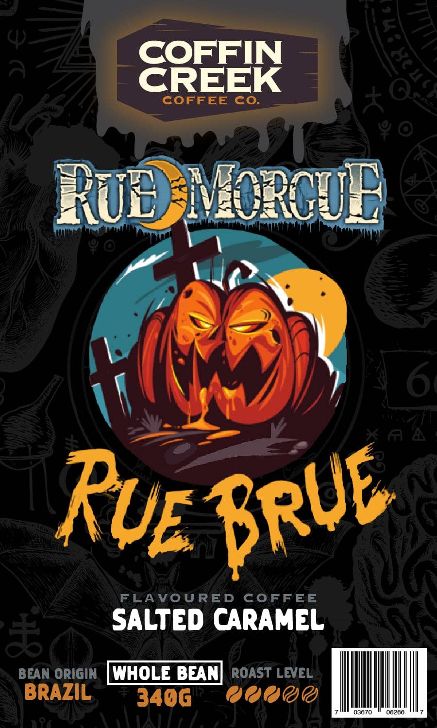 Coffin Creek Coffee - Vente Grains de café - Rue Brue - Saveur de caramel salé