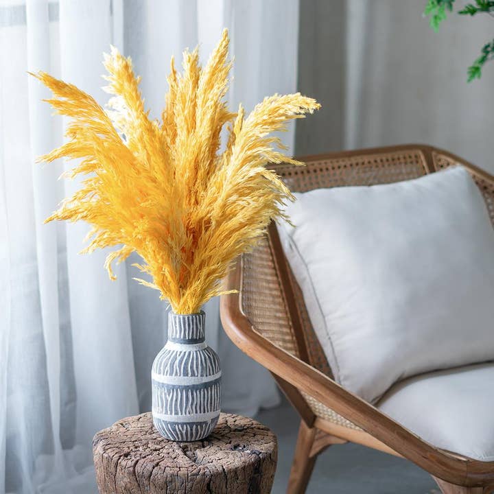 A&B Home Group Inc. - Wholesale Artificial plant - 6x2x37"H 3pc/Bag Cream Pampas Grass Cluster2