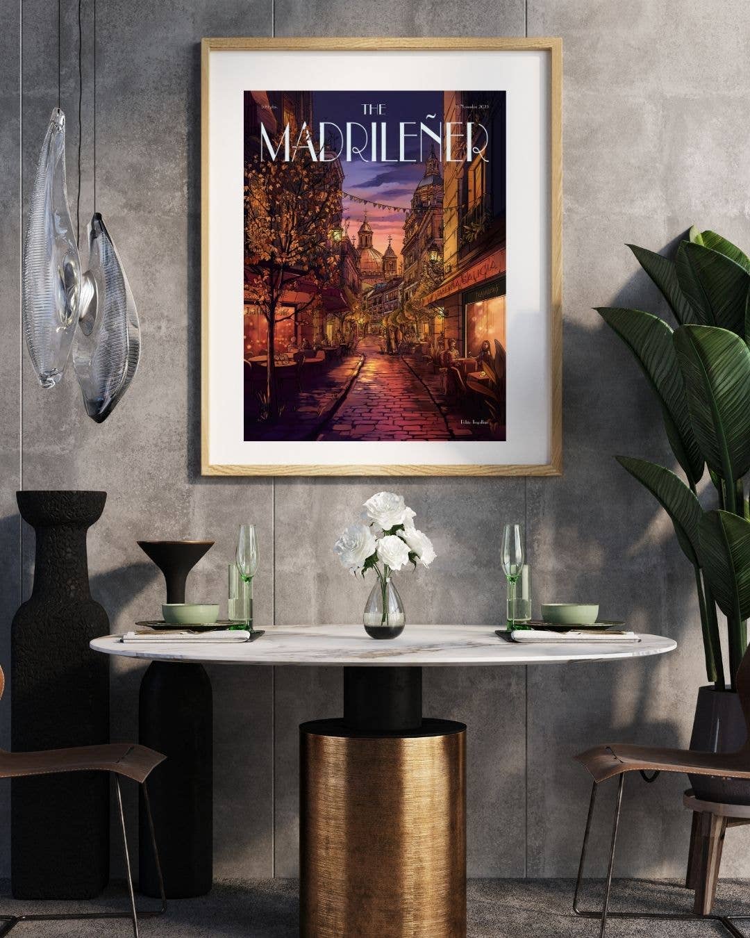 The Madrileñer - Láminas de Madrid – wholesale Art print – La Latina in calm6