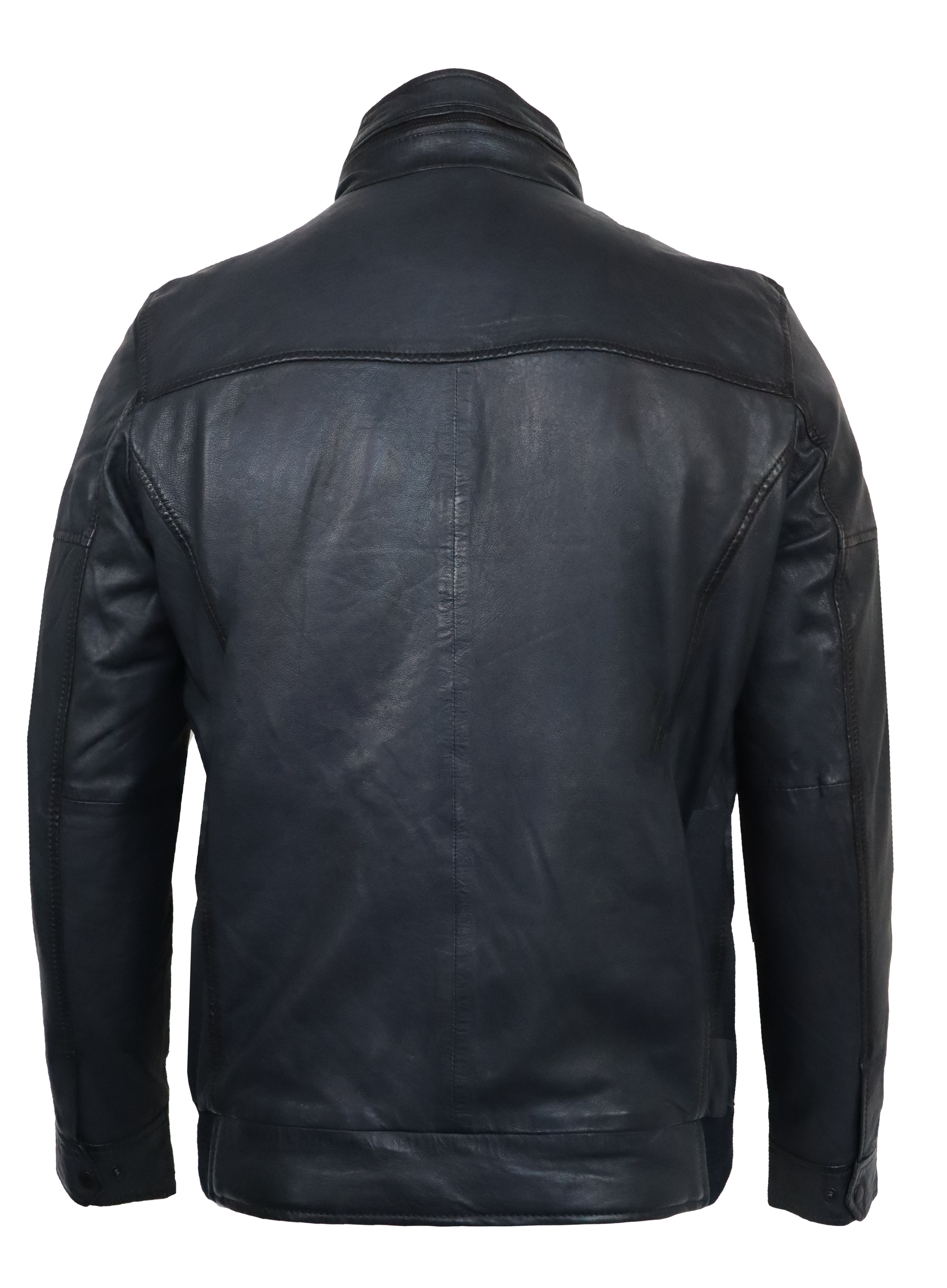 Ricano - Wholesale Leather Jacket - Men's - Men's leather blouson Ricma with stand-up collar16