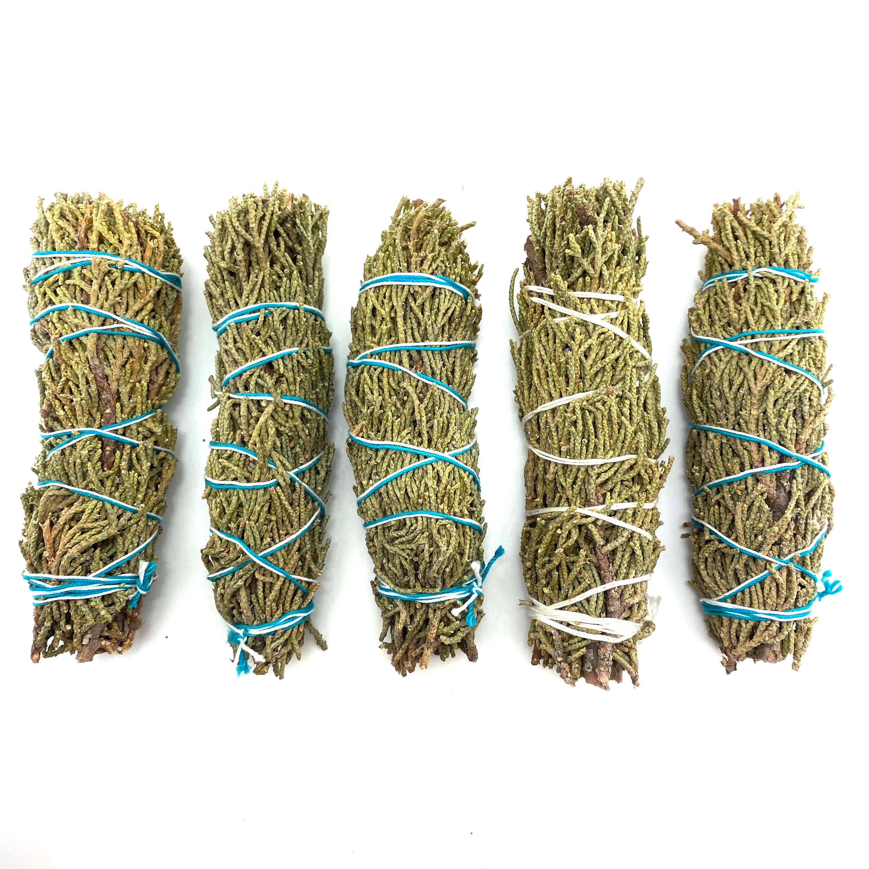 Moon Mountain Gems – Engroshandel Salviepakke – 4" Juniper Sage Bundle, Enebær Smudge, enebær Salvie1