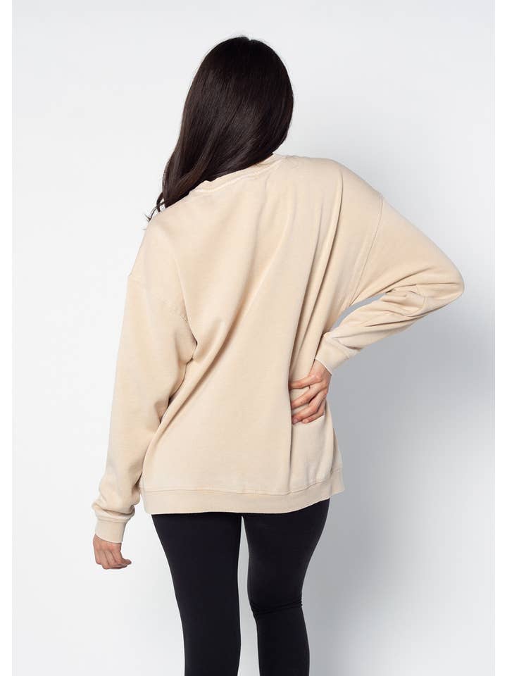 chicka-d - Wholesale Graphic Sweatshirt - Unisex - Iowa State Signature Burnout Crewneck Sweatshirt6