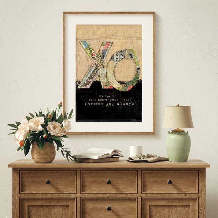 Kelly Rae Roberts - Wholesale Art Print - My Heart Adores Your Heart - Print2