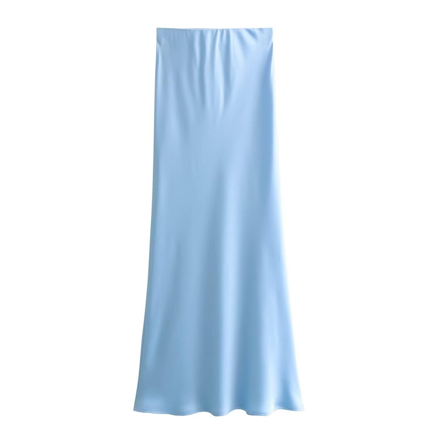 HIDDENBRAND - Wholesale Skirt - Women's - Office satin midi skirt 27 colors11