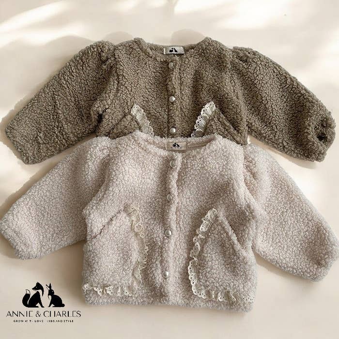 Annie & Charles® plush fluffy jacket for wholesale by Annie & Charles