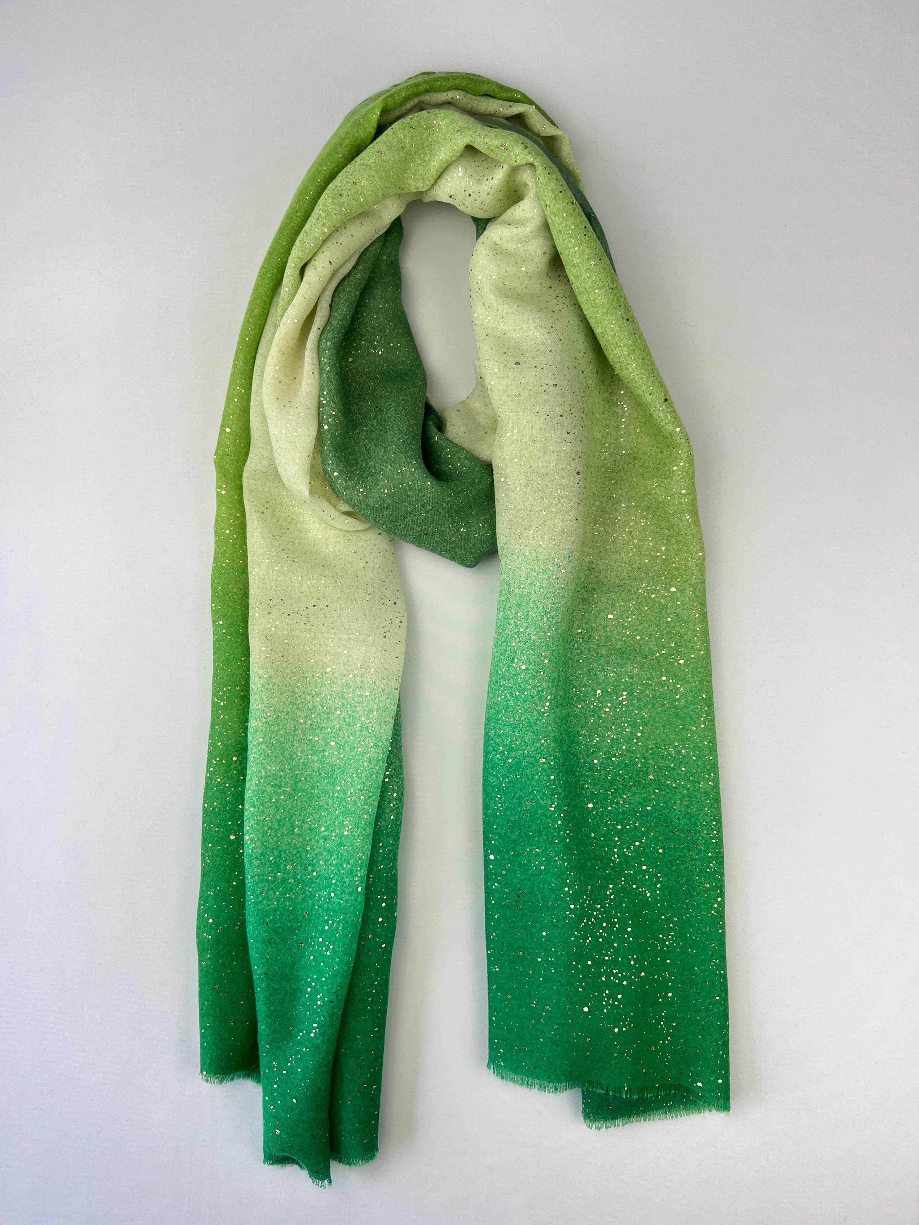 L'Emotion - Wholesale Scarf - Women's - Scarf with Silver Sequin Gradient Patterns1