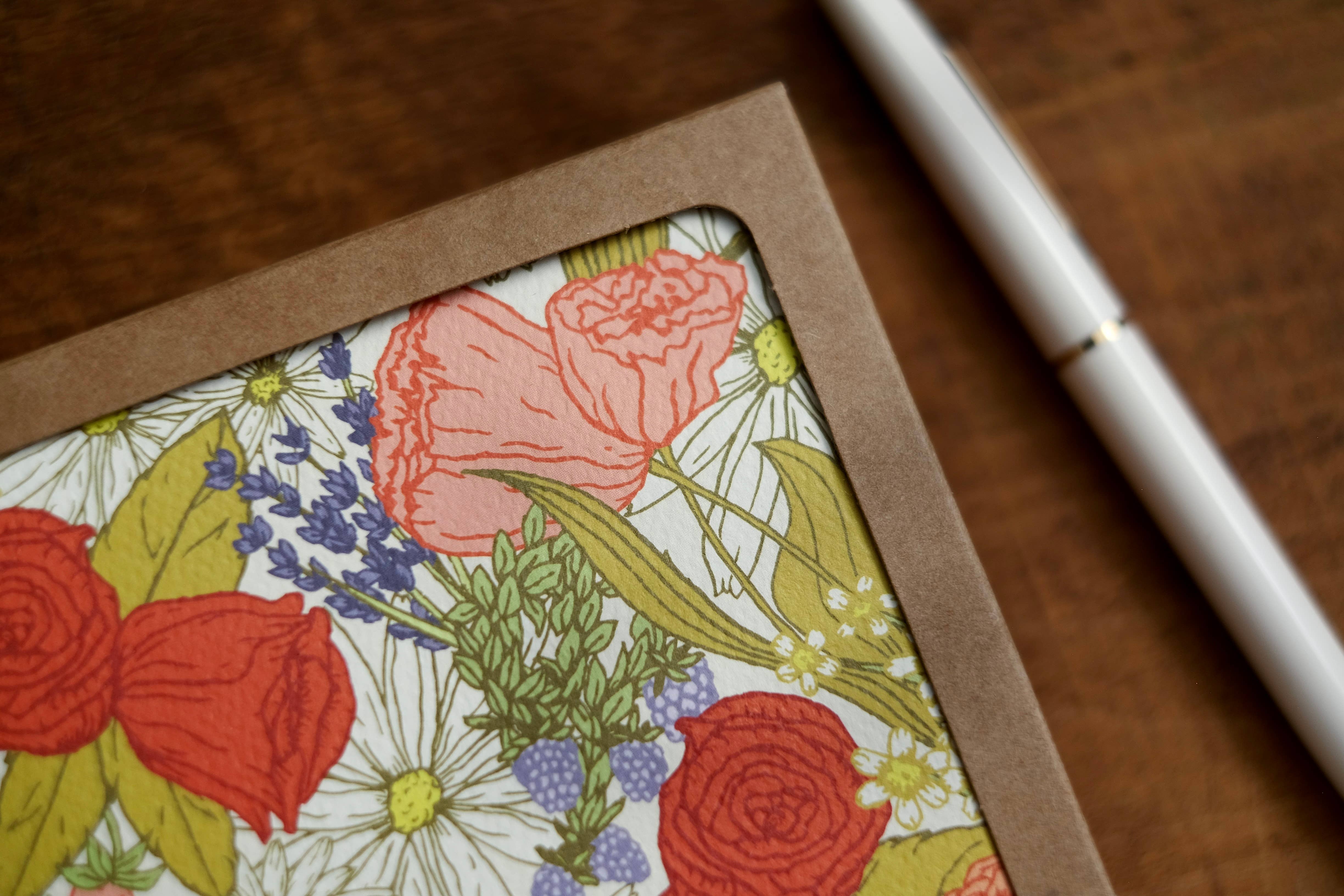 annalisa v. sawtell - Wholesale Stationery/Notecard Set - English Garden | Boxed Card Set of 8 | A21