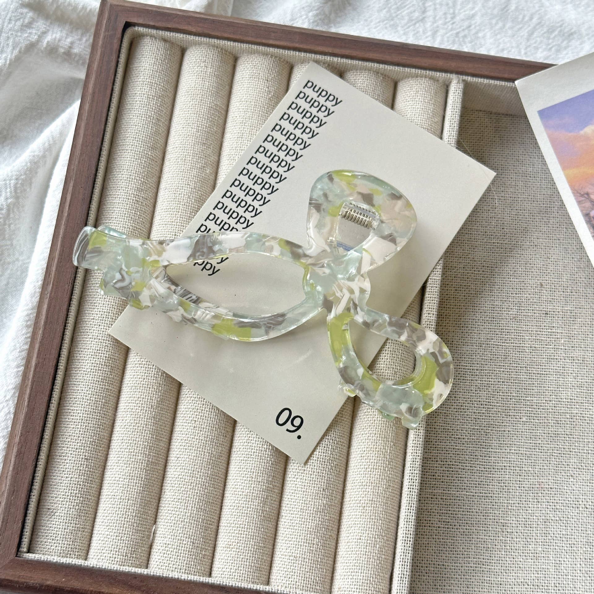 SoapElenGlen – Clips para cabelo - Mulher por atacado – Garra Elegante com Laço, Doce Gancho de Cabelo5