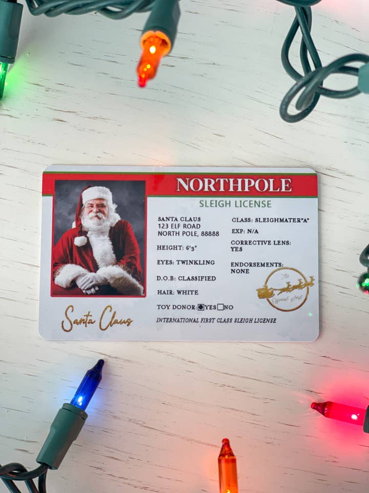 Licencia de Trineo de Papá Noel de Navidad "Versión USA" para venta al por mayor de Harris Girls & Co.