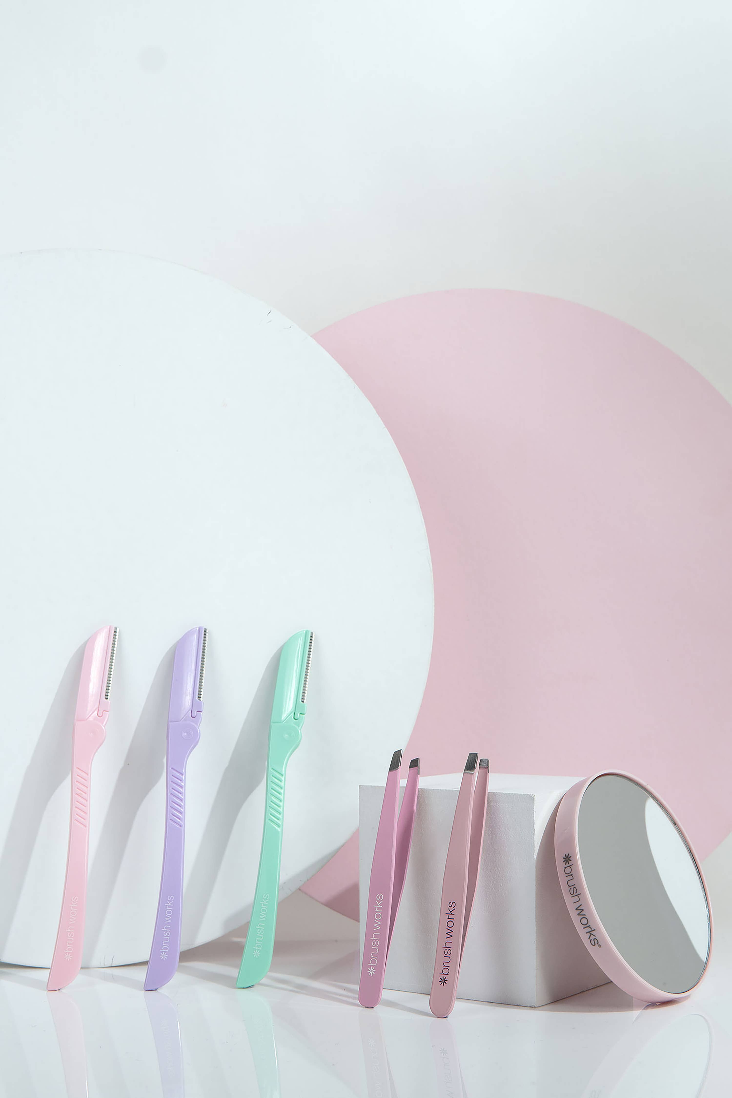 Soinvogue - Wholesale Eyebrow Razor/Shaper - Brushworks Brow Shaping Set2