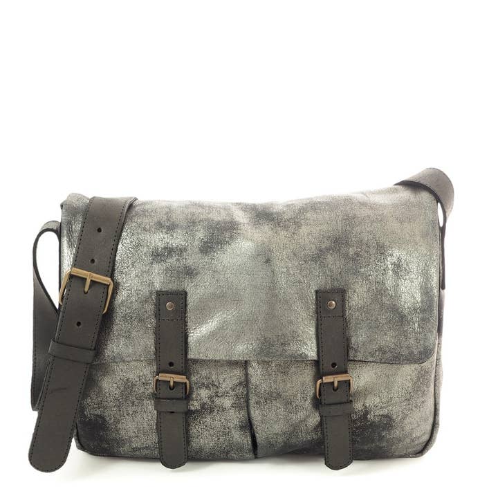 Bandolera Glasgow 13 en piel con efecto desgastado para venta al por mayor de C Oui