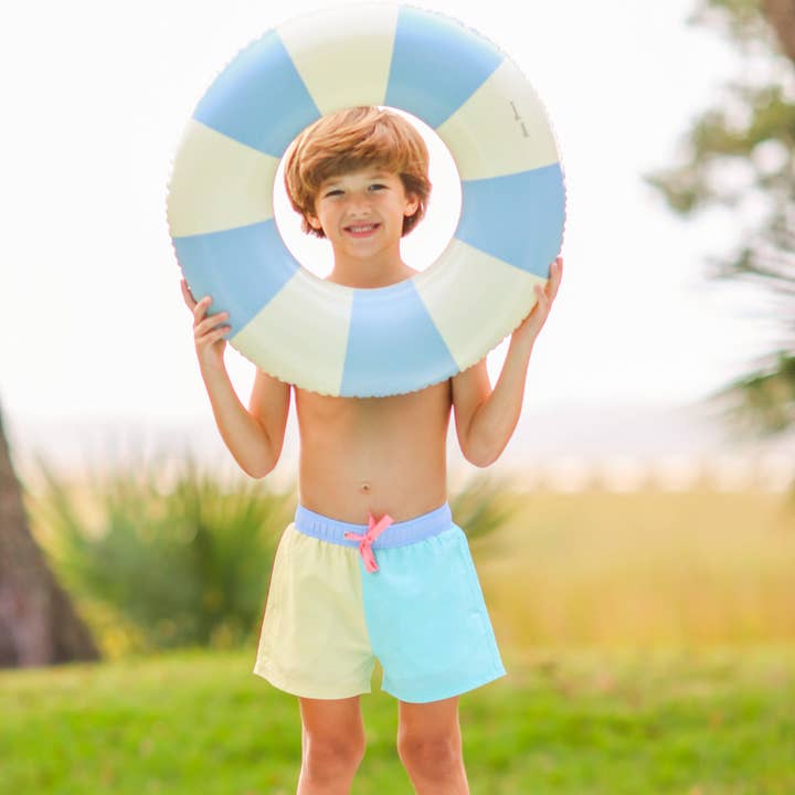Shrimp and Grits Kids - Wholesale Swim Shorts - Kids - Boys Boardies - Colorblock
