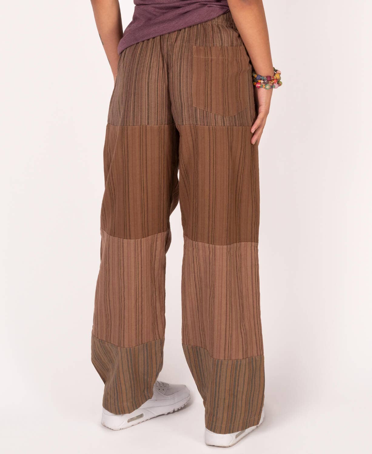 Soul Flower - Wholesale Pants - Women's - Patchwork Pants - Brown7