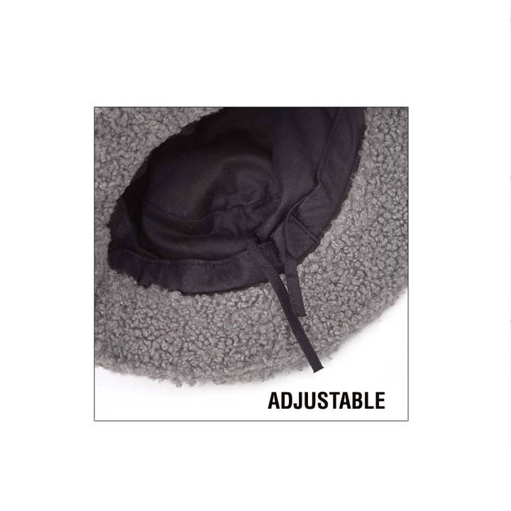 Truly Contagious - Wholesale Bucket Hat - Women's - CC Sherpa Adjustable Bucket Hat ( KP-008 )6