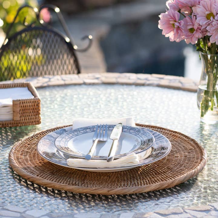 Artifacts Trading Company - Wholesale Placemat - Artifacts Rattanâ„¢ Round Placemat