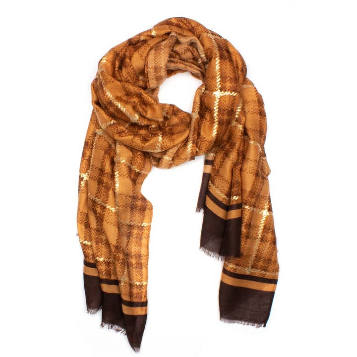 Waterloo Sjal Camel for wholesale by 7East