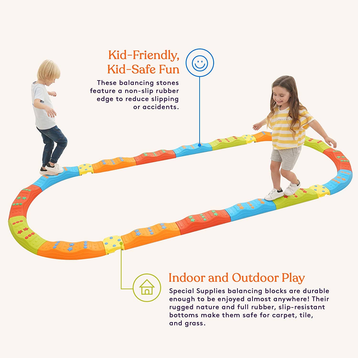 Special Supplies - Wholesale Sporting Game - Kids & Baby - 20-Piece Stepping Stones for Kids, Indoor and Outdoor3