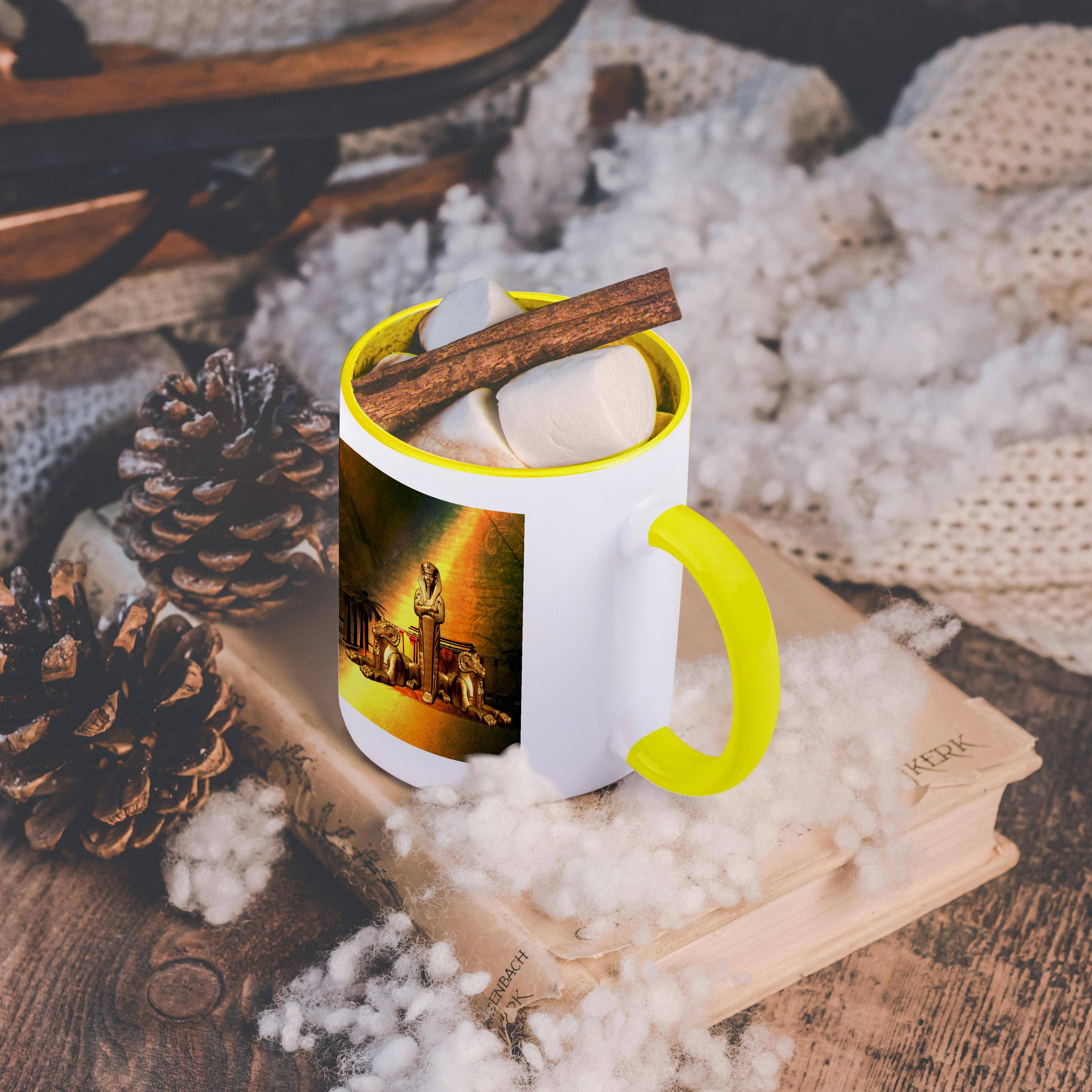 3dRose - Wholesale Coffee Mug - 3dRose, Anubis the Egyptian god on golden background, Mug5