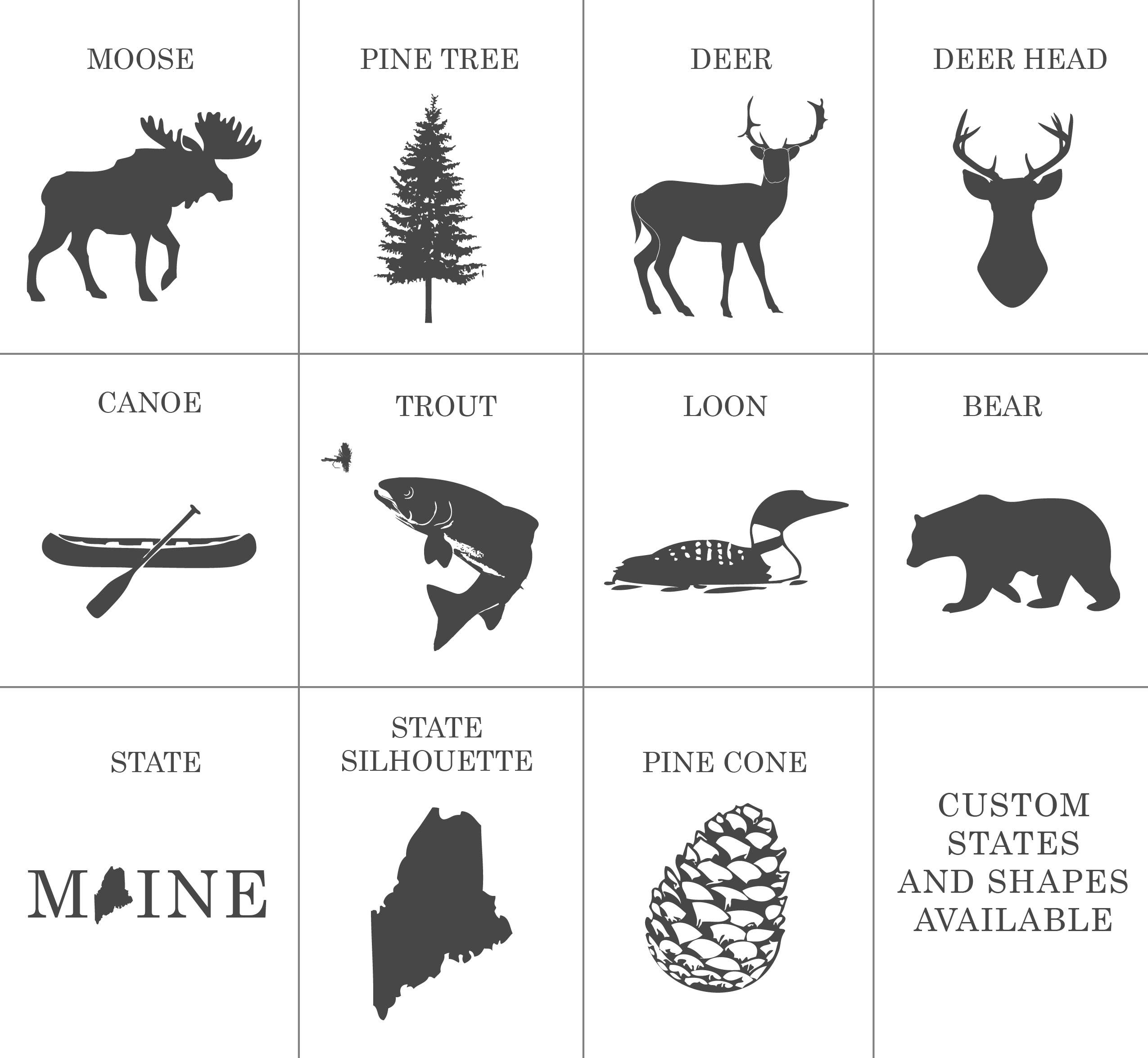 Reclaimed Maine Co. - Wholesale Wine Glass - Woodland Etched Stemless Wine Glasses | Lake + Forest Gifts3