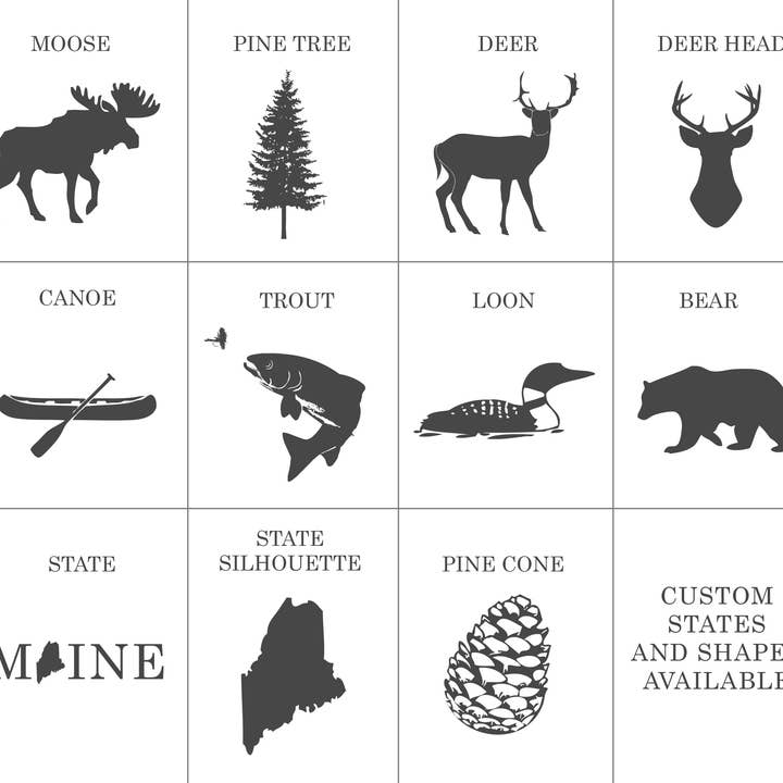 Reclaimed Maine Co. - Wholesale Wine Glass - Woodland Etched Stemless Wine Glasses | Lake + Forest Gifts3