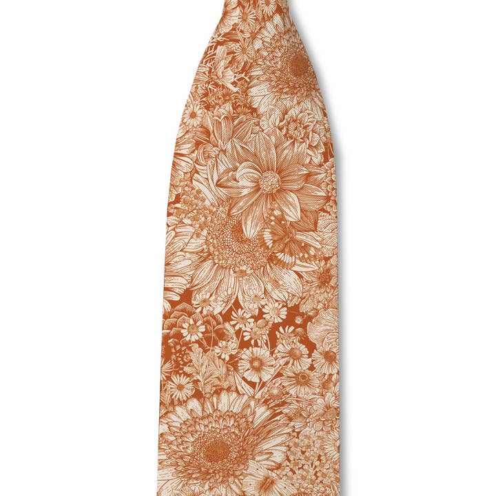 Tough Apparel - Wholesale Necktie - Men's - Cider - Orange Floral Autumn Tie