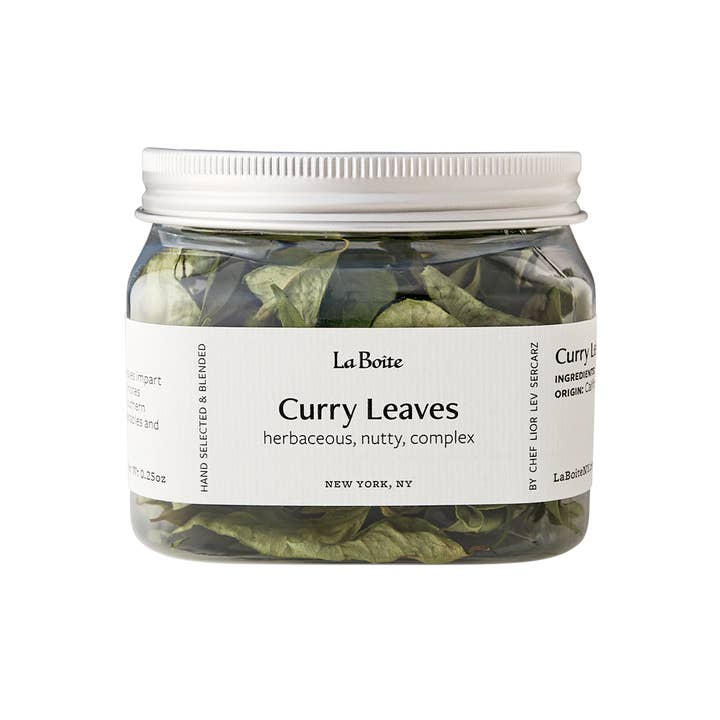 La Boîte - Venta al por mayor Especias secas - Hojas de curry: especias herbáceas, complejas y con sabor a nuez