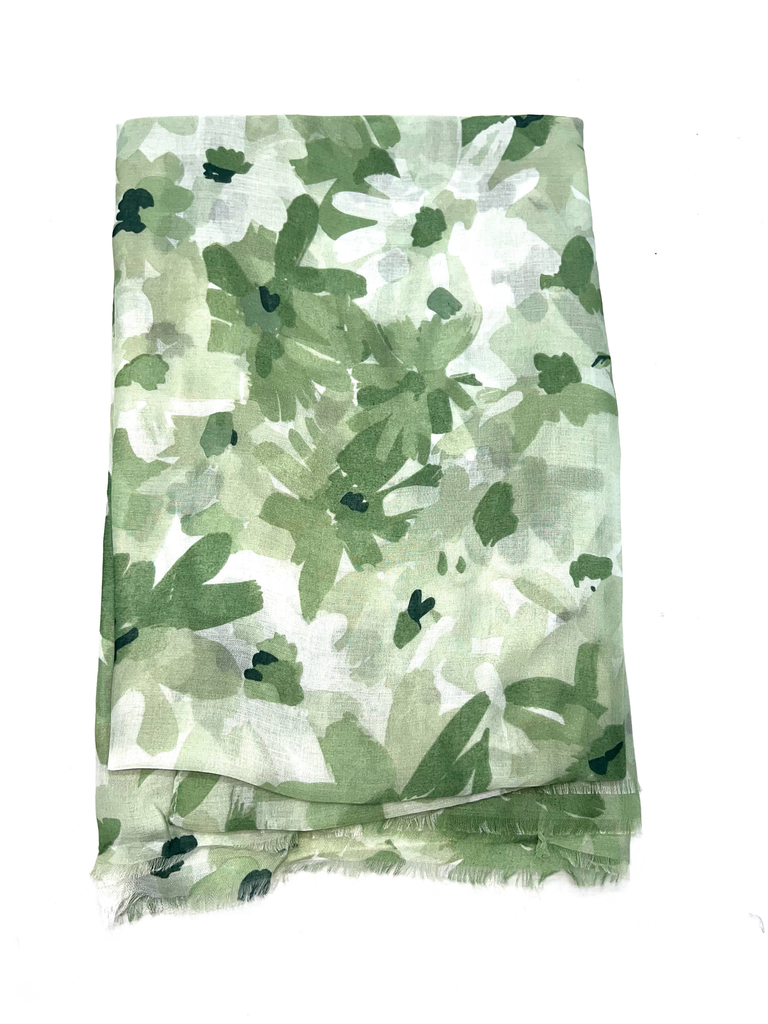 LINETA – Engroshandel Tørklæde - Dame – LN-76 Tørklæde med blomsterprint4