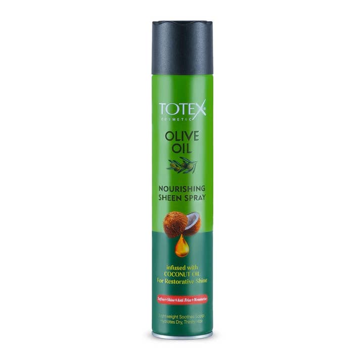 Totex Olive Oil Nourishing Sheen Spray with Coconut Oil 400 ML for wholesale by TOTEX COSMETIC