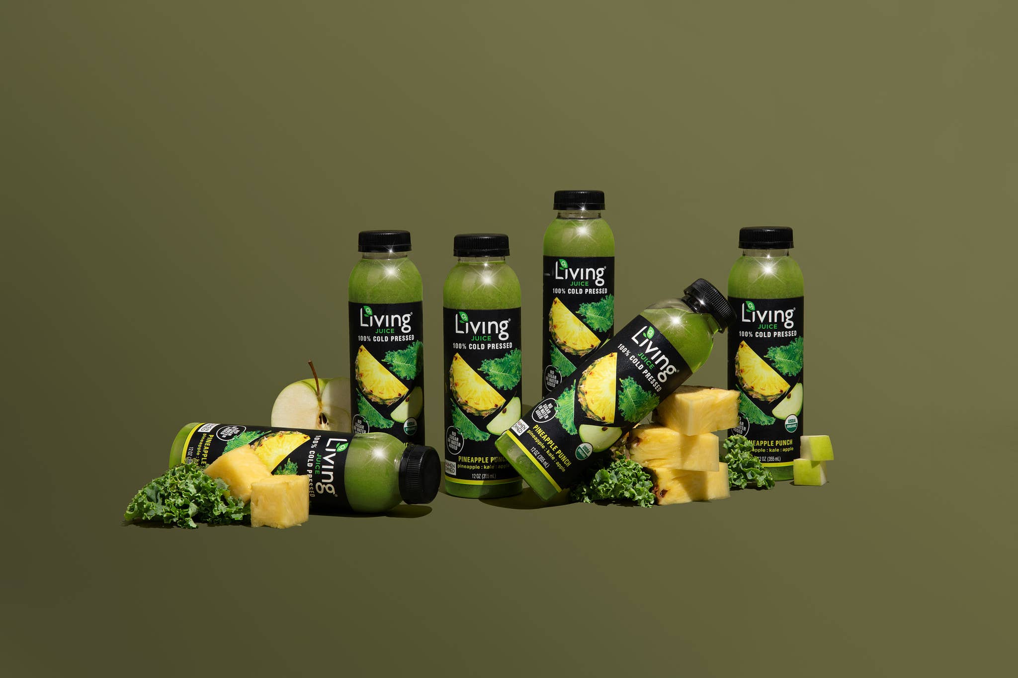 Living Juice - Wholesale Wellness Juice/Tonic - Living Juice Pineapple Punch - Organic 12oz Pressed Juice1