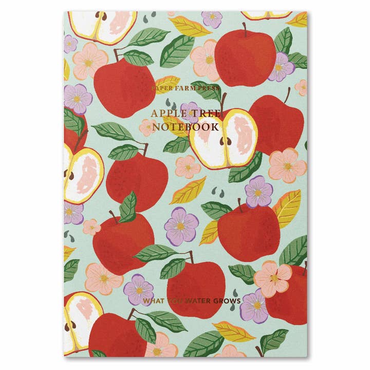 Paper Farm Press - Wholesale Notebook - What you Water Grows Apple Tree Stitched Notebook3