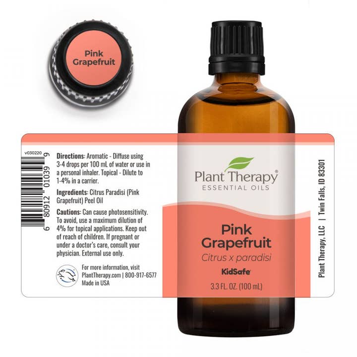 Plant Therapy - Wholesale Essential Oil - Pink Grapefruit Essential Oil 100 mL1