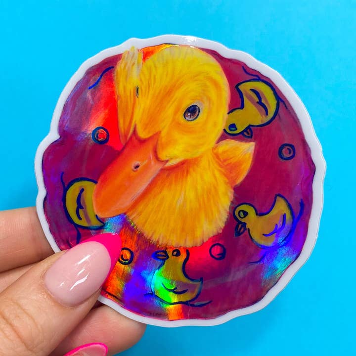 Adesivo de pato | Acessórios de pato | Ideias para presentes de amante de pato por atacado de Chelzart