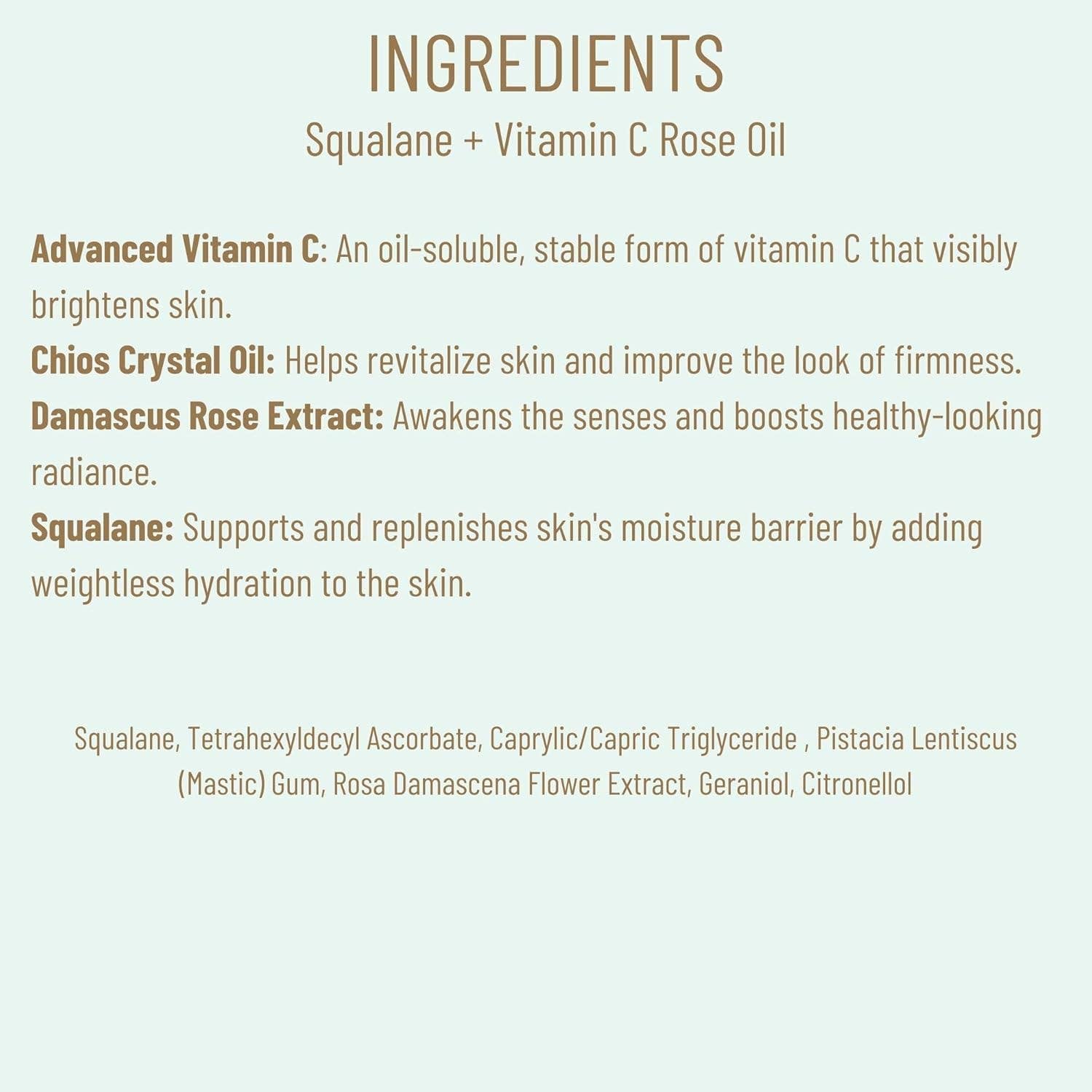 MEHIAZ - Wholesale Facial Oil - BIOSSANCE Squalane + Vitamin C Rose Oil – 1oz Face Oil5